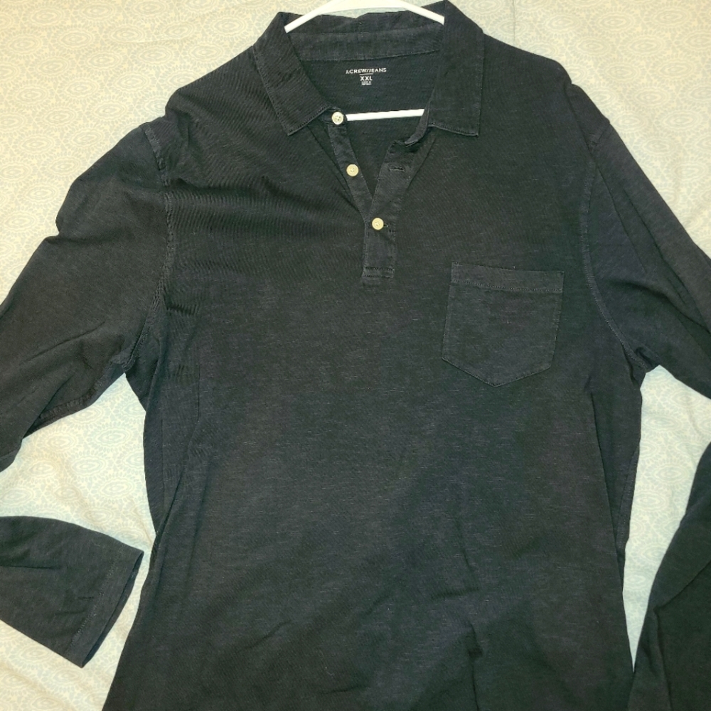 XXL JCrew long-sleeved polo